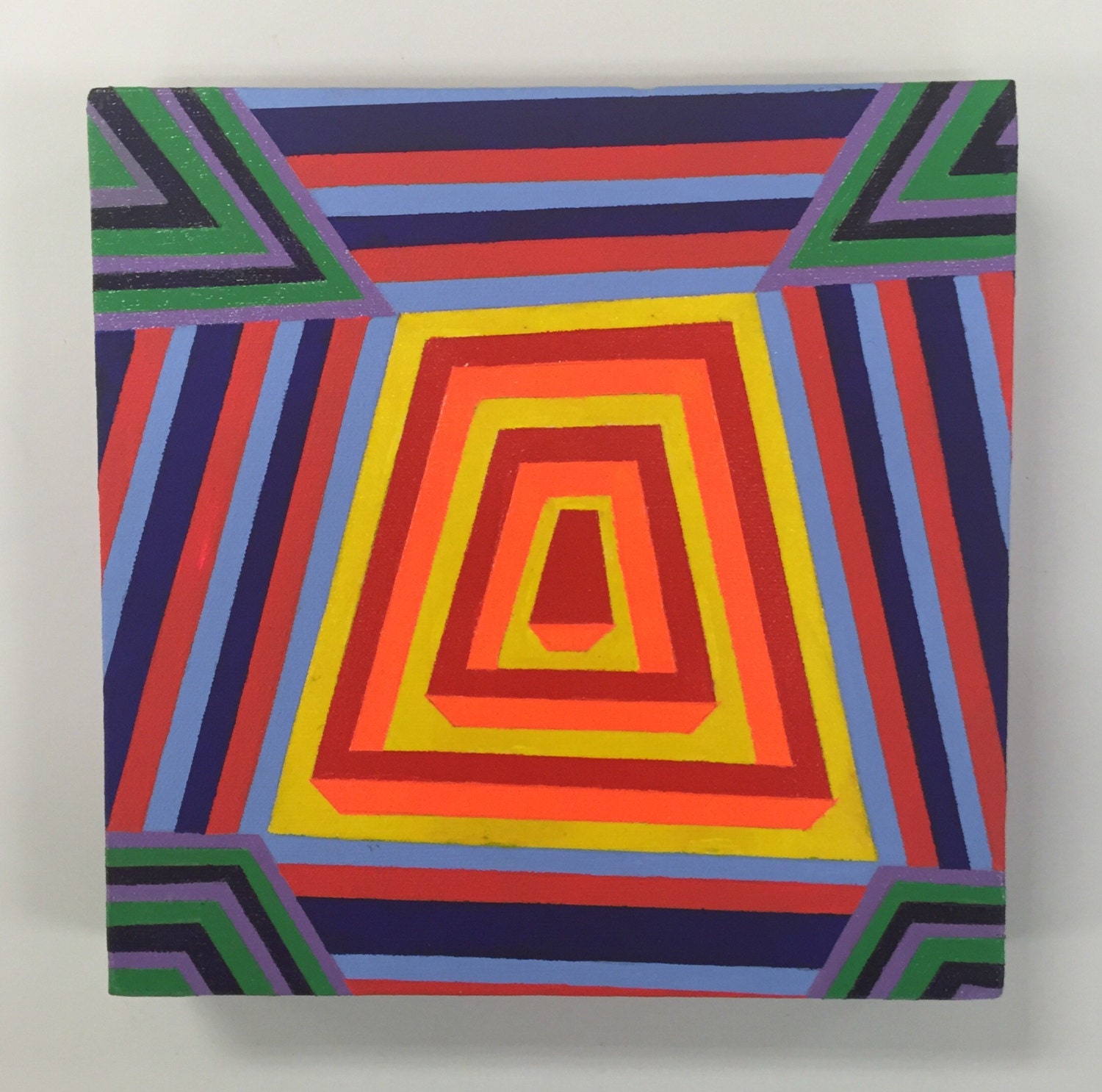 Op Art Deep Canvas Acrylic Painting 2