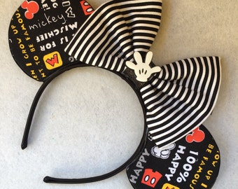Mickey Mouse Ears - mickey ears, oh boy, gift, present, holiday, christmas, christmas gift