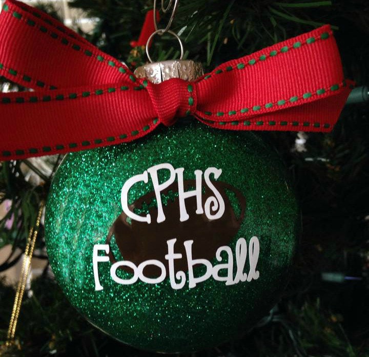 Football Christmas Ornament Football Team Christmas Ornament