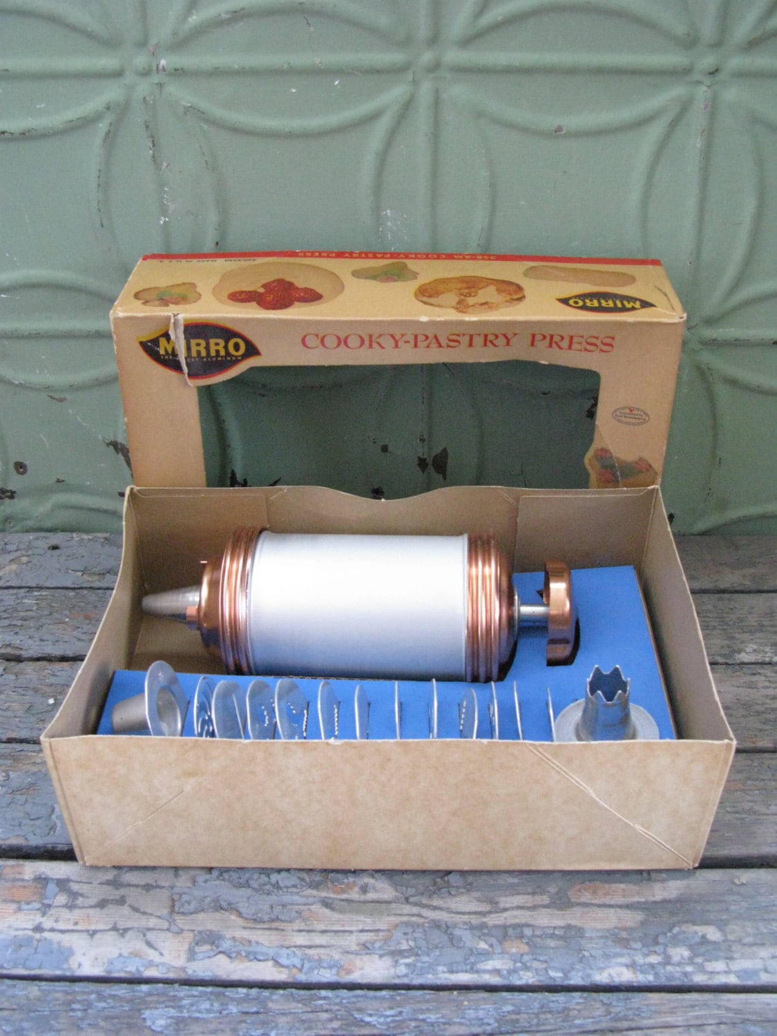 Cookie Pastry Press Vintage Mirro Brand Cookie Press