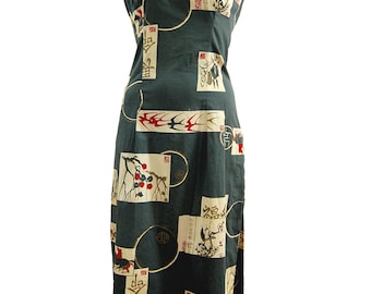 SALE! 1950's Alfred Shaheen Dress