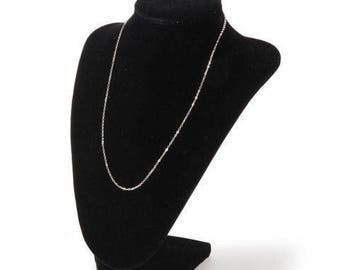 BLACK VELVET 12 Inch High DISPLAY Bust for Necklaces and Scarves - New !!