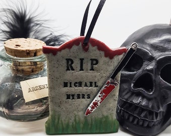 michael myers halloween gravestone halloween decoration spooky decoration bloody knife - Michael Myers Halloween Decorations michael myers halloween gravestone halloween decoration spooky decoration bloody knife - Michael Myers Halloween Decorations