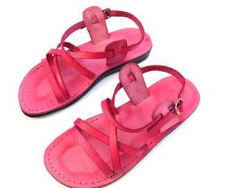 Leather Sandals Men Women, Men's Women's Shoes, LONDON, Flip Flops, Biblical Sandals, Jesus Sandals