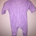 VTG Winnie The Pooh Purple Sleeper Newborn Babygirl