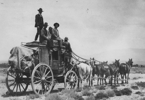 Stagecoach Black Hills Cheyenne Wyoming 1800s old west