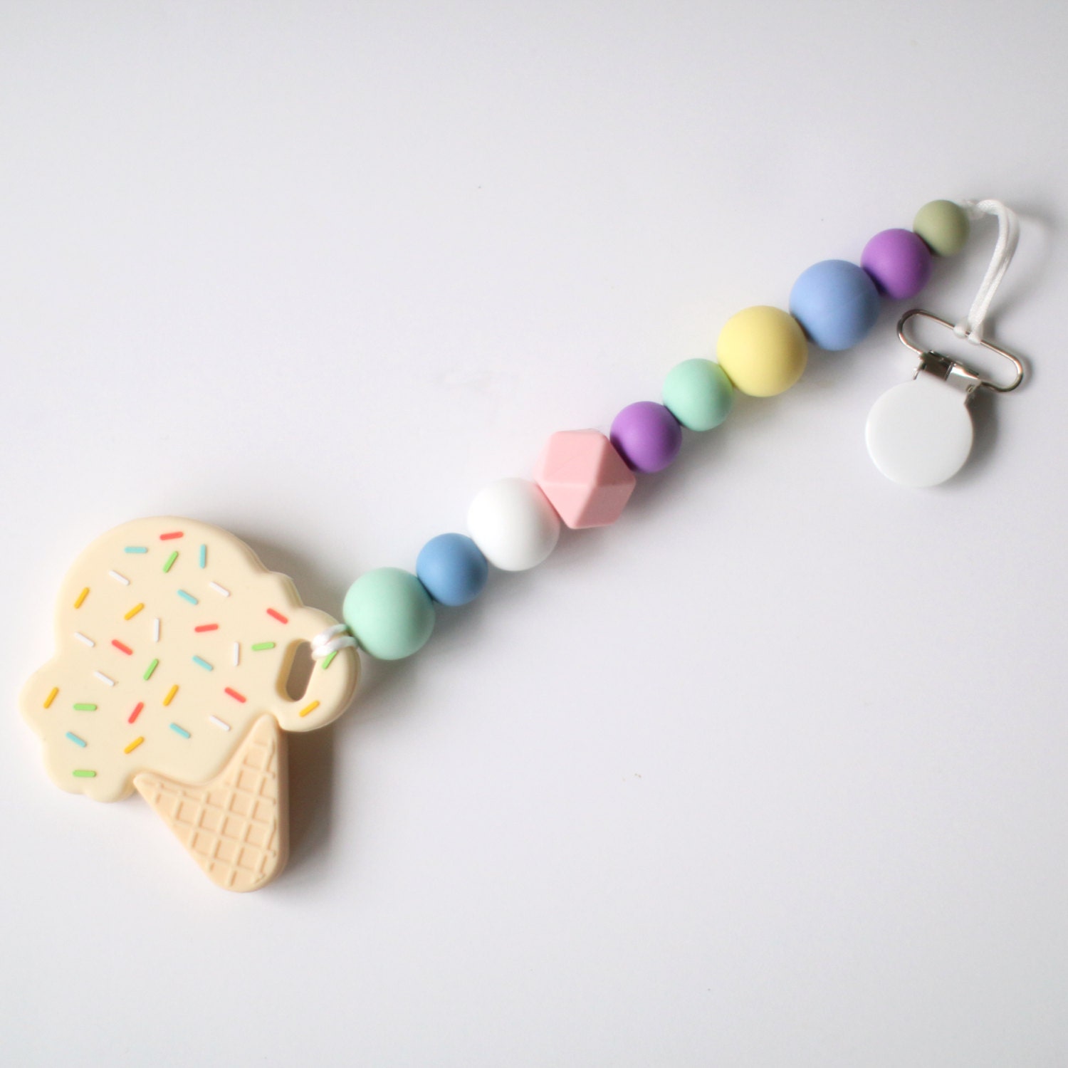 Ice Cream Cone Silicone Teether teething teether baby toy
