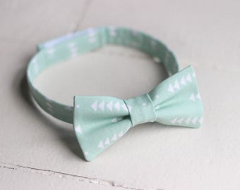 Boys Mint Bow Tie - Toddler Mint Bow Tie, Mint Baby Bow Tie, Little Boys Easter Bow Tie, Mint Toddler Bow Tie, Mint Toddler Boys Bow Tie