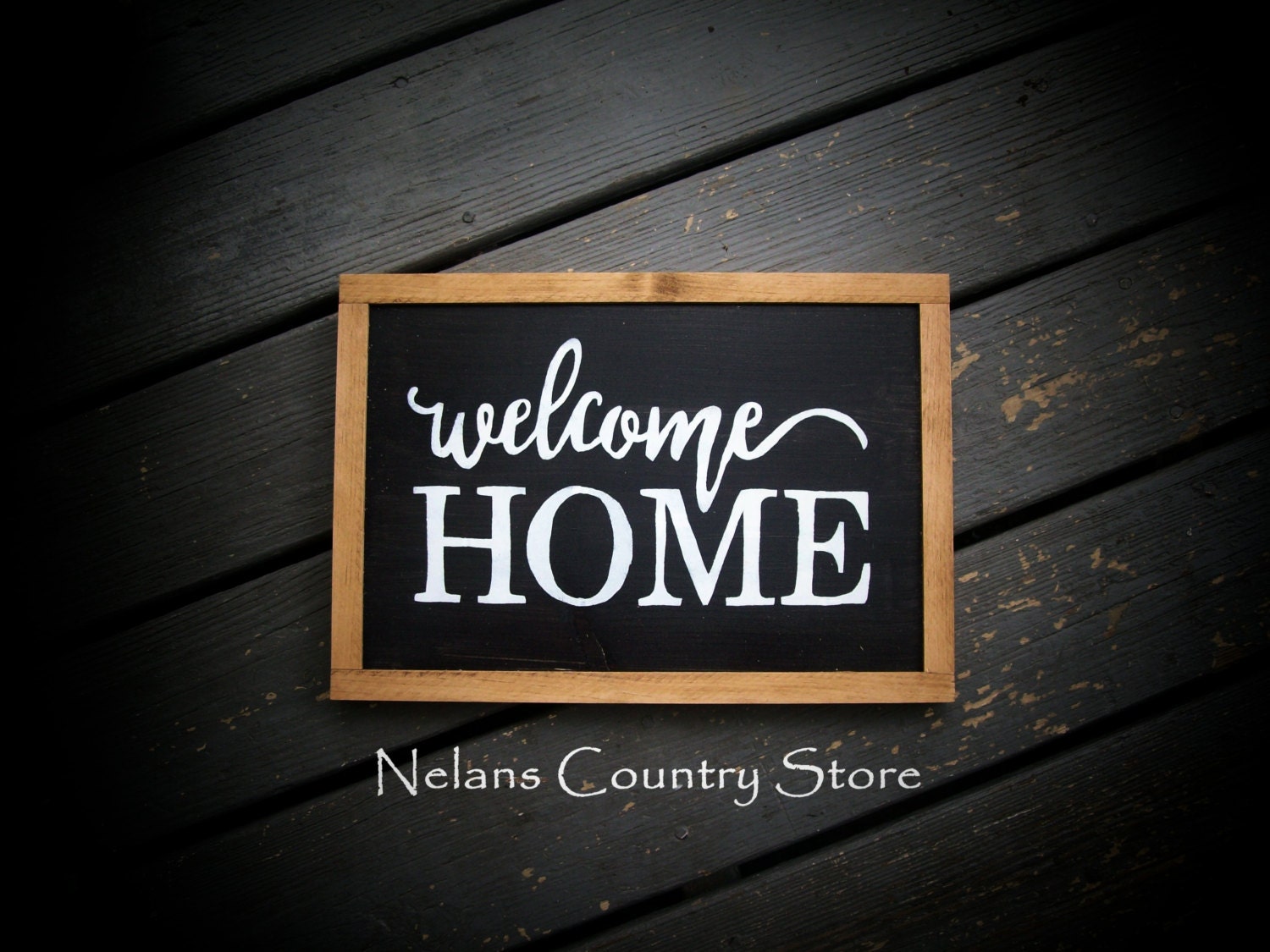 HOME hand painted sign framed wall art home decor