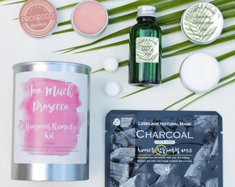 prosecco hangover kit. Hen Party Gift, Bridesmaid Gift, Corporate gifts.