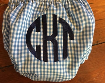 Boy Diaper Cover/Monogram Diaper Cover/Baby Boy Monogram Diaper Cover