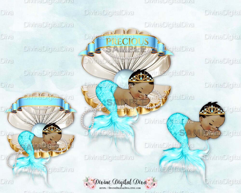 Free Free 86 Afro Baby Mermaid Svg SVG PNG EPS DXF File