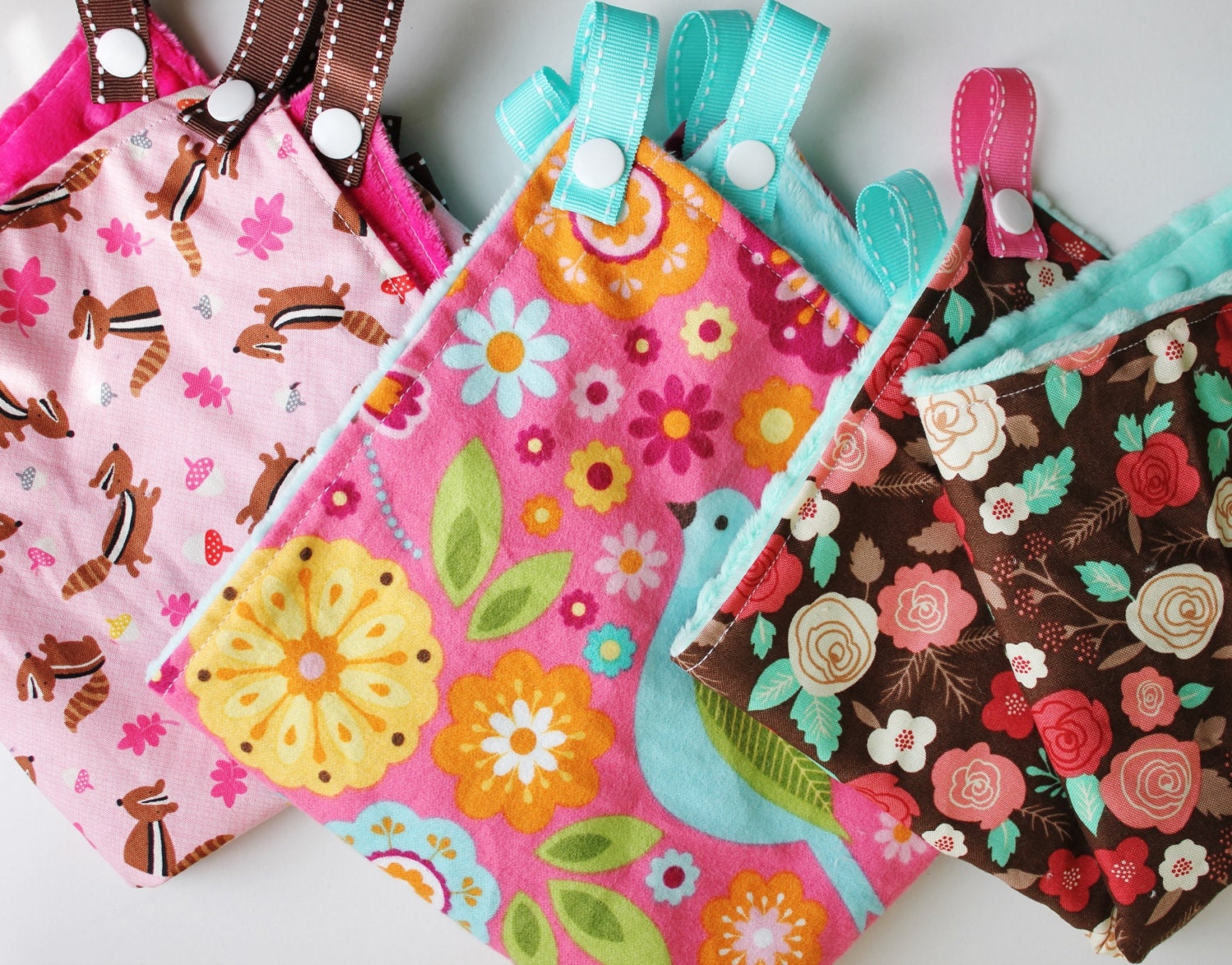 PaciPatch Pacifier Lovey Pacifier Blanket Minky