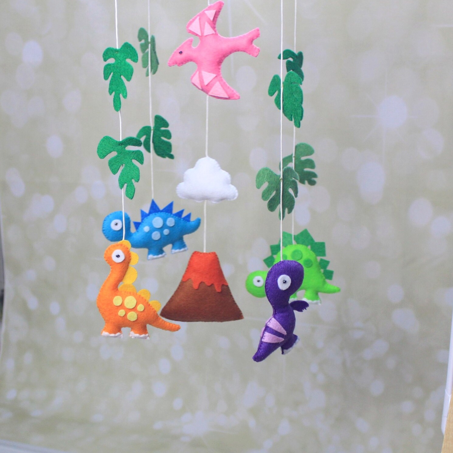 Dinosaur crib mobile baby boy crib mobile dinosaur nursery