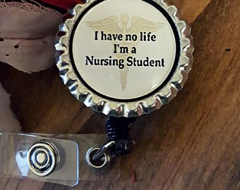 Nursing Student Retractable Badge Holder