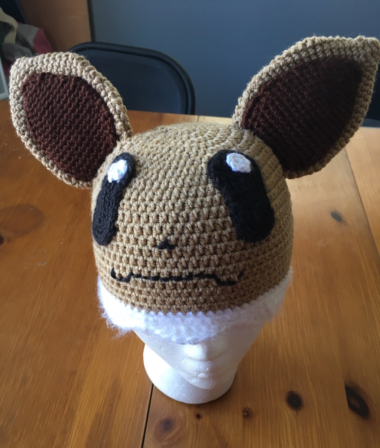 Eevee Crochet Hat