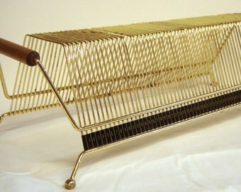 Wire Record Holder, Vinyl Record Storage, Record Organizer, Wire Record Rack, Record Stand