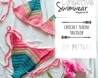 Crochet Bikini Pattern - How to make Crochet swimwear