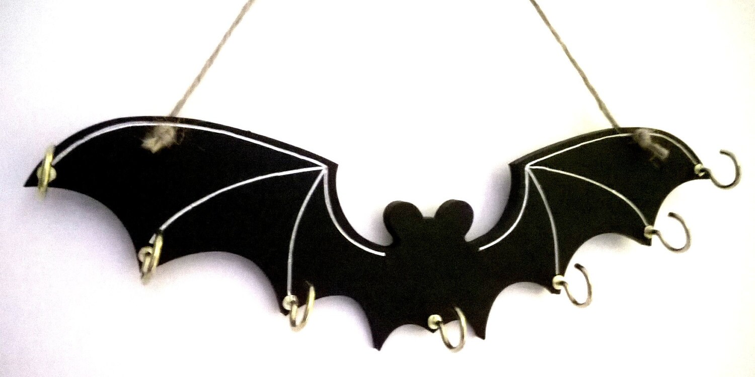 Bat Jewellery Necklace Hanger gothic home decor