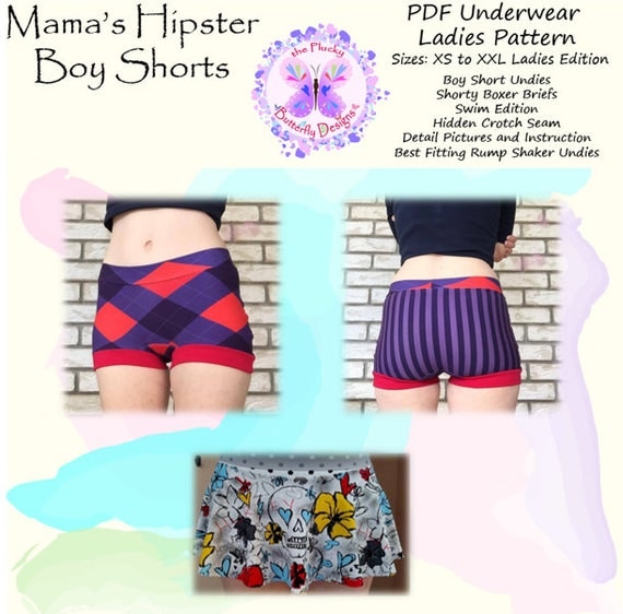 Mama's Hipster Boy Shorts Woman's Edition