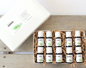 Premium Essential Oil Starter Kit - 10 pack of Popular Essential Oils. Scent Wool Dryer Balls, Use in Diffuser, Homemade Cleaner Scents