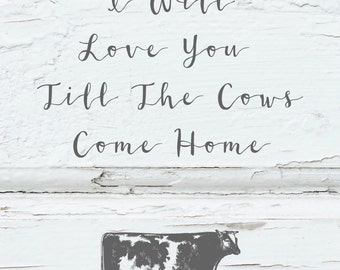 Cows Come Home Etsy