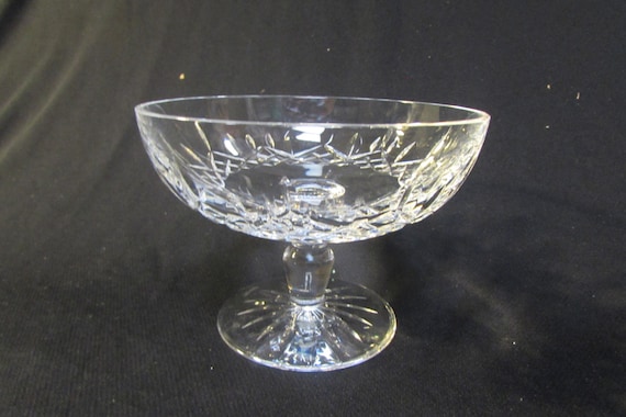 WATERFORD Crystal LISMORE FOOTED Compote Bowl 6