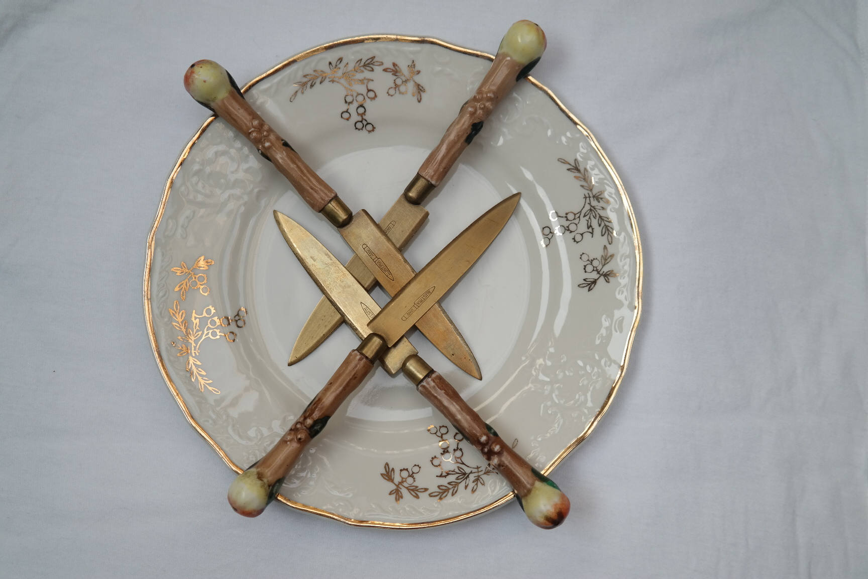 Antique bronze knifes bronze knife antique flatware