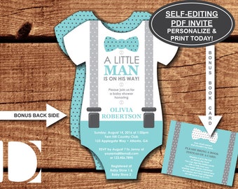 Suspender invitation | Etsy