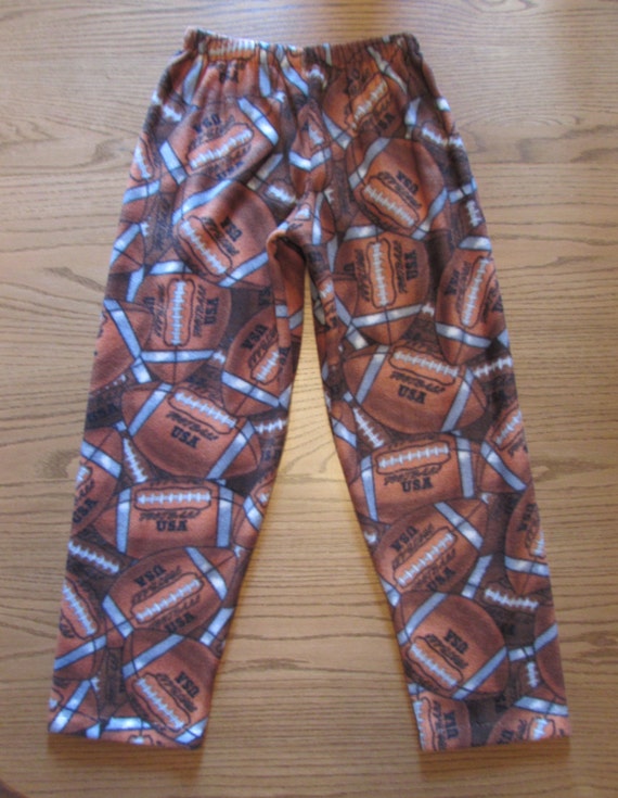 Fleece football pajamas/mens football pajamas/kids sports pajamas/mens fleece pajamas/father and son pajamas/mother and son pajamas