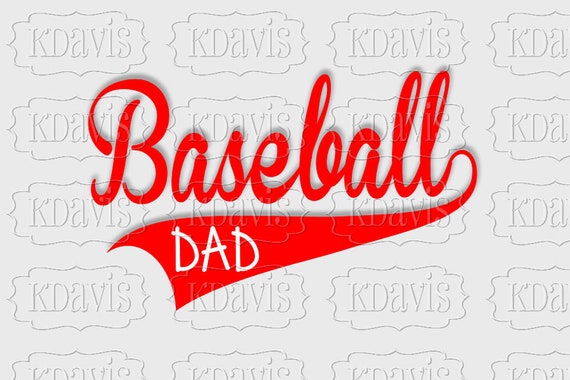 Download Baseball Dad SVG cut file