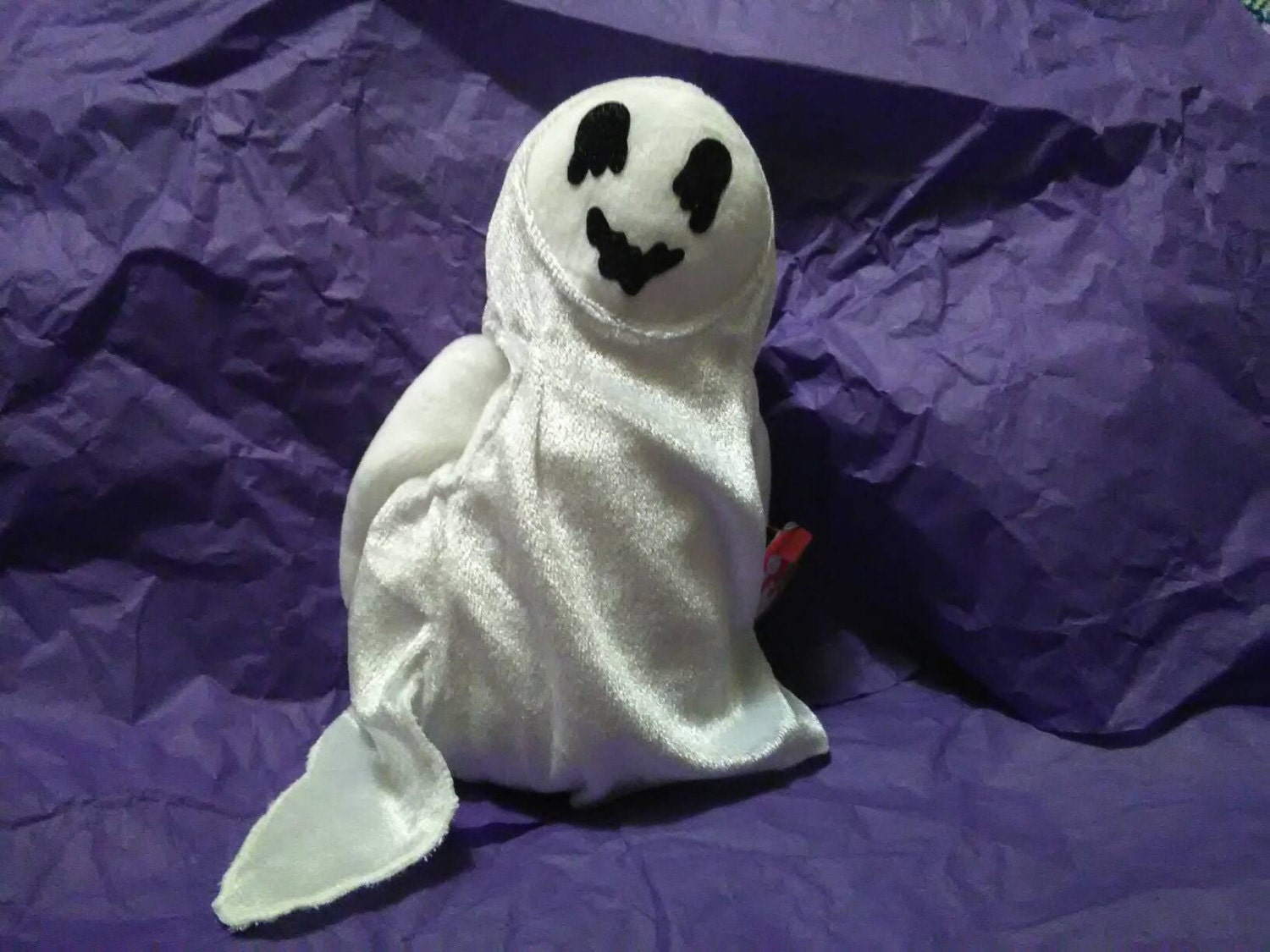 SHEETS GHOST Ty Original Beanie Baby plush toy white black