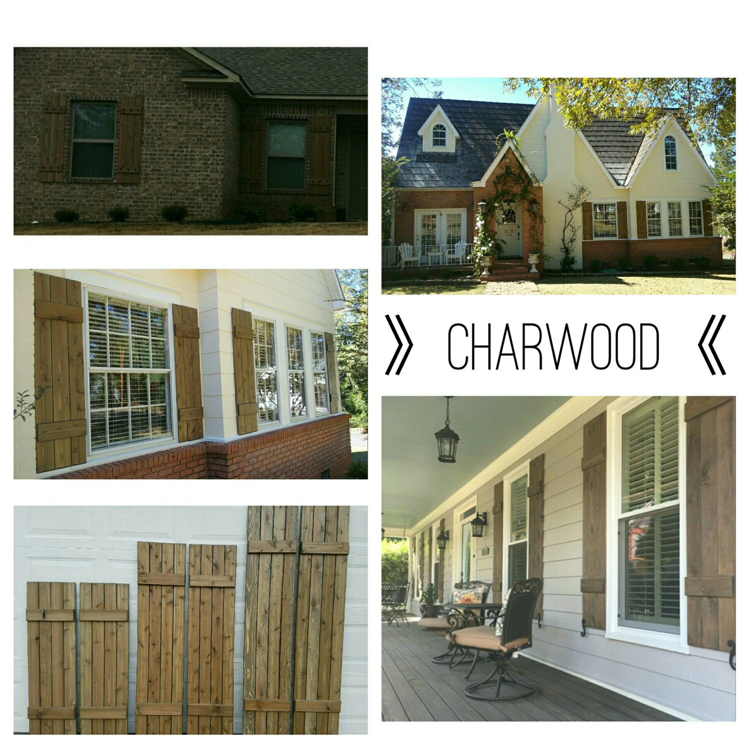 Wood Shutters/ pictures / Stain sample