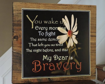 Motivational Sign | Rehab Support Gift | AA Recovery | Sobriety Gift | Alcohol Recovery | Recovery Gift | Inspirational Wood Sign |