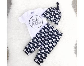 Little Brother, Little Brother Onesie, Little Brother Coming Home Outfit, Going Home Outfit Boy, Coming Home Outfit Boy, Little Brother Set