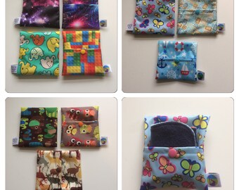 Pad pod, pad pouch, pad wrapper for CSP, cloth sanitary pad, reusable menstrual pad