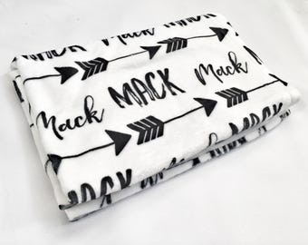 Baby blanket, Personalized name blanket, Custom Blanket, newborn gift, Baby shower gift