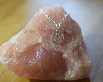 Sterling Silver Pentagram Necklace