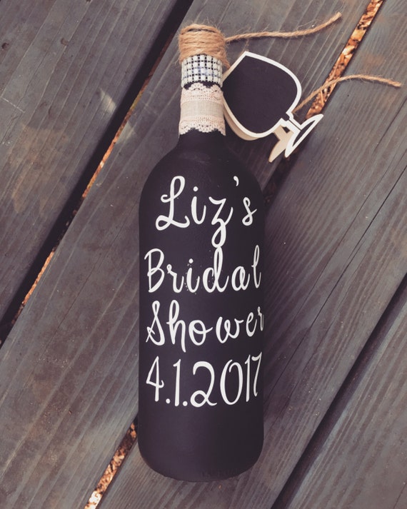 Wedding Guest Book Wine Bottle Decoration for Weddings