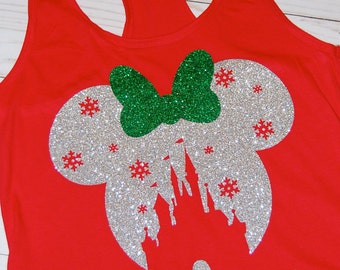 Disney Christmas Shirt/Tank/Long Sleeve Disney Snowflake