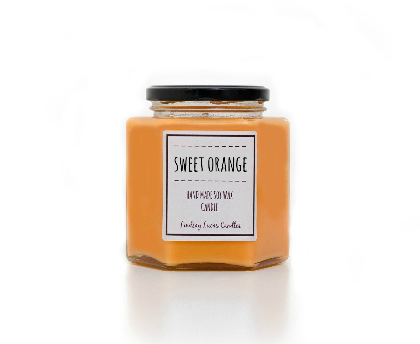 Orange Scented Candle Sweet Orange Scented Candle Orange