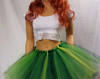 Adult or Child Multi Green Tutu Skirt