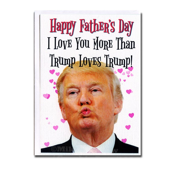 Funny Father's Day Card Father's Day Card Donald