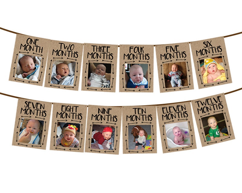 Wild One 1st Birthday Banner 1st Birthday Photo Banner