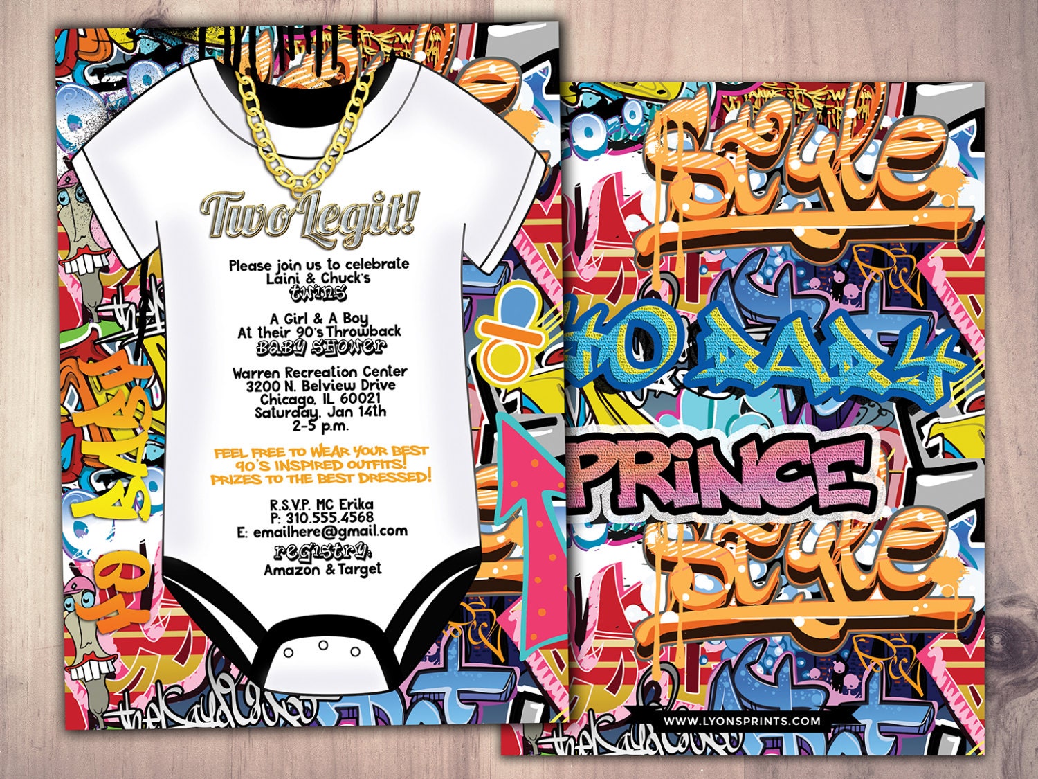 hip hop baby shower invitations