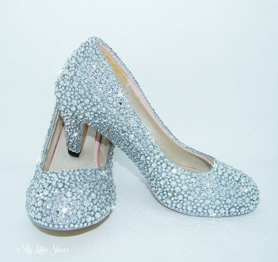 clear prom heels