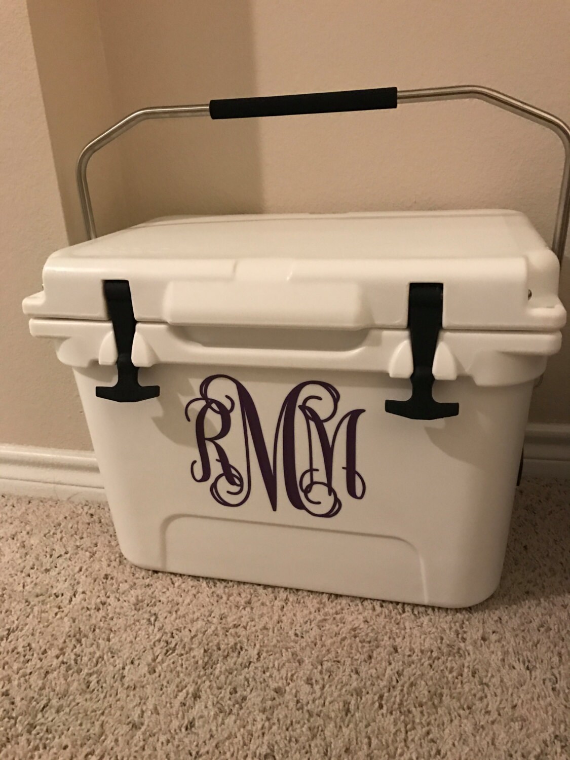 Cooler Monogram YETI RTIC Decal Sticker