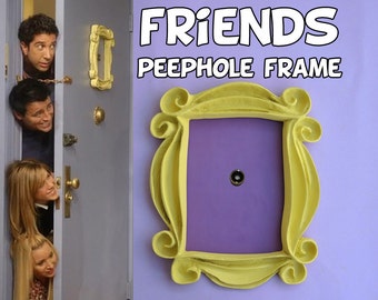 FRIENDS tv show friends peephole frame friends door frame marco friends frame marco rahmen cadre door decor wall decor best friend gift mom