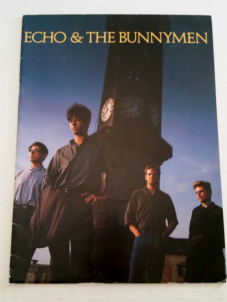 ECHO And The BUNNYMEN UK Tour Book Rare 1985 Concert ECHO And The BUNNYMEN UK Tour Book Rare 1985 Concert