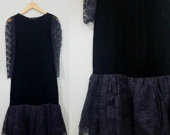 4511263 Black Waist Ribbon Sheath Dress